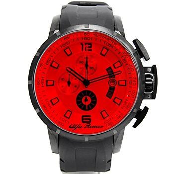 Alfa Romeoレッドフェイス クロノグラフウォッチ 5916657 : JO-YA.com
