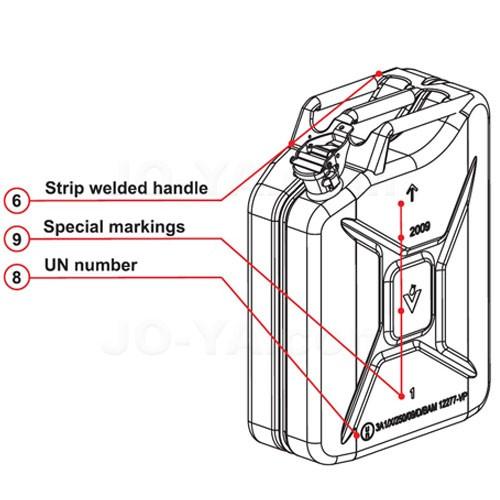 JERRY CAN ( VALPRO社製 ) ミリタリー ジェリカン 20L グリーン
