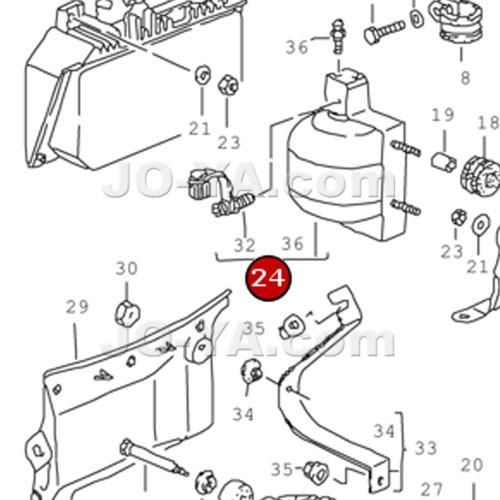 PORSCHE ポルシェ (964) プレッシャー アキュムレーター 964 355 109