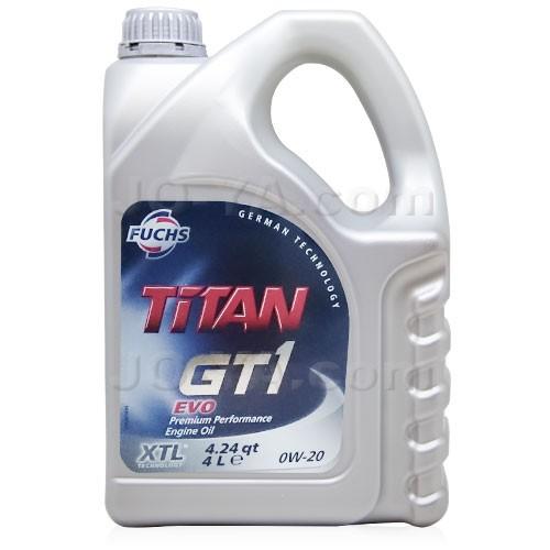 FUCHS (フックス) TITAN GT1 EVO XTL 0W20 (エンジンオイル) 4L : JO