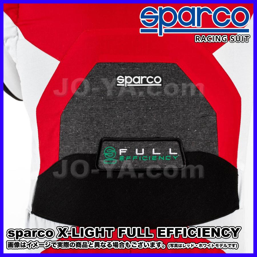 sparco (スパルコ) レーシングスーツ X-LIGHT FULL EFFICIENCY エックスライトフルエフィシェンシー サイズ48 カラー ブラック/ホワイト BRS0005B0K06048の画像