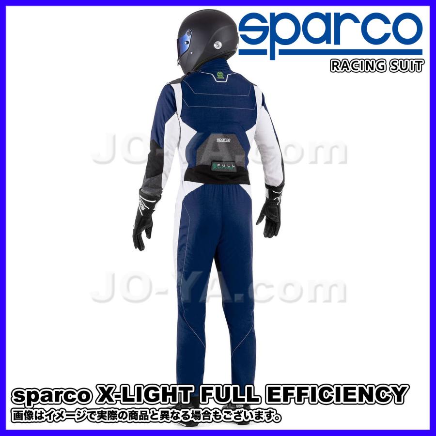 sparco (スパルコ) レーシングスーツ X-LIGHT FULL EFFICIENCY エックスライトフルエフィシェンシー サイズ62 カラー ブルー/ホワイト BRS0005B0N06062の画像