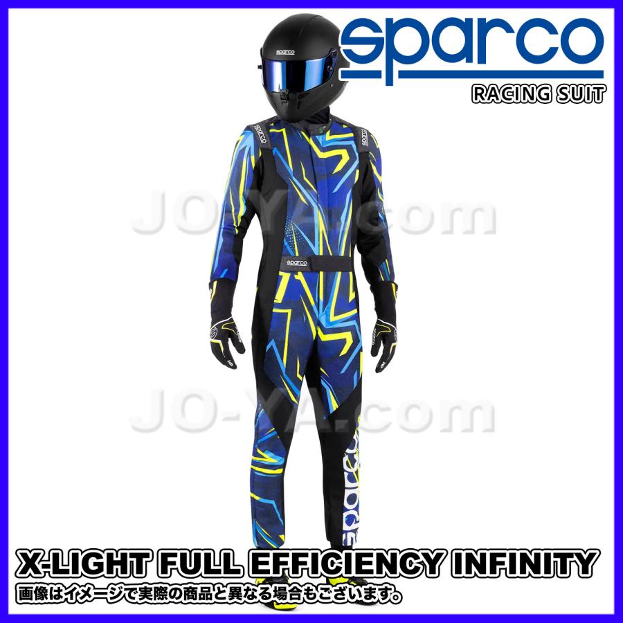 sparco (スパルコ) レーシングスーツ X-LIGHT FULL EFFICIENCY INFINITY エックスライトフルエフィシェンシーインフィニティ サイズ66 BRS0007B0Z05066の画像