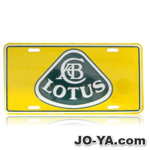 Lotus ナンバープレート ナンバープレート LOTUS イエロー : JO-YA.com - 通販 - Yahoo