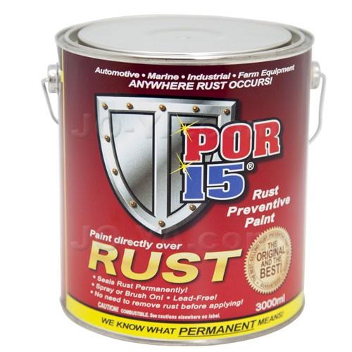 POR-15 Rust Preventive Paint (対錆ペイント) ブラック 3L