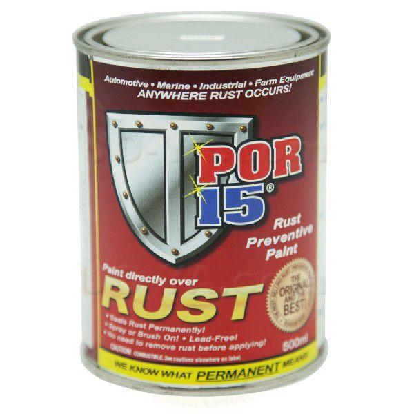 POR-15 お気に入 Rust Preventive Paint 買得 対錆ペイント ブラック 500ml