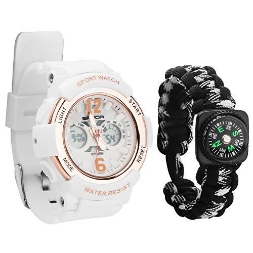 子供ウォッチ キッズ腕時計 女の子 男の子 30ｍ防水 手作りブレスレット付 コンパス 緊急縄機能 日本製クォー Efb ジョイクルヤフー店 通販 Yahoo ショッピング