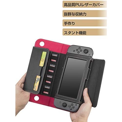 Nintendo Switch 収納 Puレザー製 手作り ケース Hellodigi Bns4 任天堂 ニンテンドースイッチ Black Qhj ジョイクルヤフー店 通販 Yahoo ショッピング
