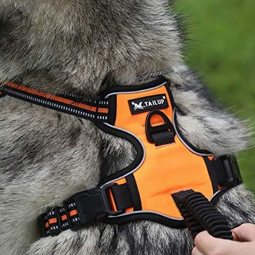 Halovie 犬 ハーネス 胴輪 犬用 ソフト 引っ張り防止 簡単着脱 サイズ調節可能 オレンジxl Stv ジョイクルヤフー店 通販 Yahoo ショッピング