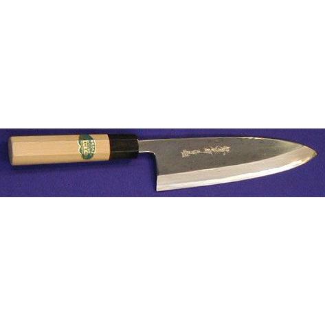 堺 孝行 【新品未使用】青二鋼 鏡面仕上げ出刃包丁 240mm 青二鋼鏡面（青鏡） 出刃包丁 堺孝行 印 (要 納期確認