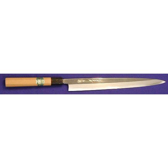 堺孝行 特上 ふぐ引き 270mm【堺孝行刃物】 270mm 特上鏡面（白鏡） ふぐ引き包丁(てっさ包丁) 堺孝行 印 (要 納期