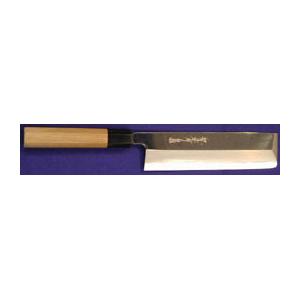 240mm 特上鏡面（白鏡） 薄刃包丁(関東型菜切り包丁) 堺孝行 印 (要 納期確認) | 