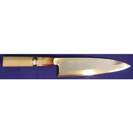 195mm 本霞研 舟行出刃包丁 堺孝行 印 (要 納期確認) : ジョイ