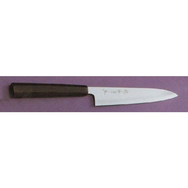 180mm 銀三鋼割り込み黒檀柄仕様 和ペテ 堺孝行 印 (要 納期確認)
