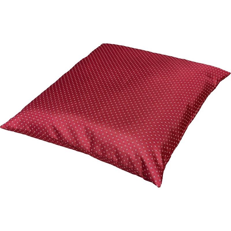 【新品未使用】刺し子　座布団カバー　５枚セット 座布団カバー 5枚組 カチオン刺し子 約55×59cm RE 【銘仙判