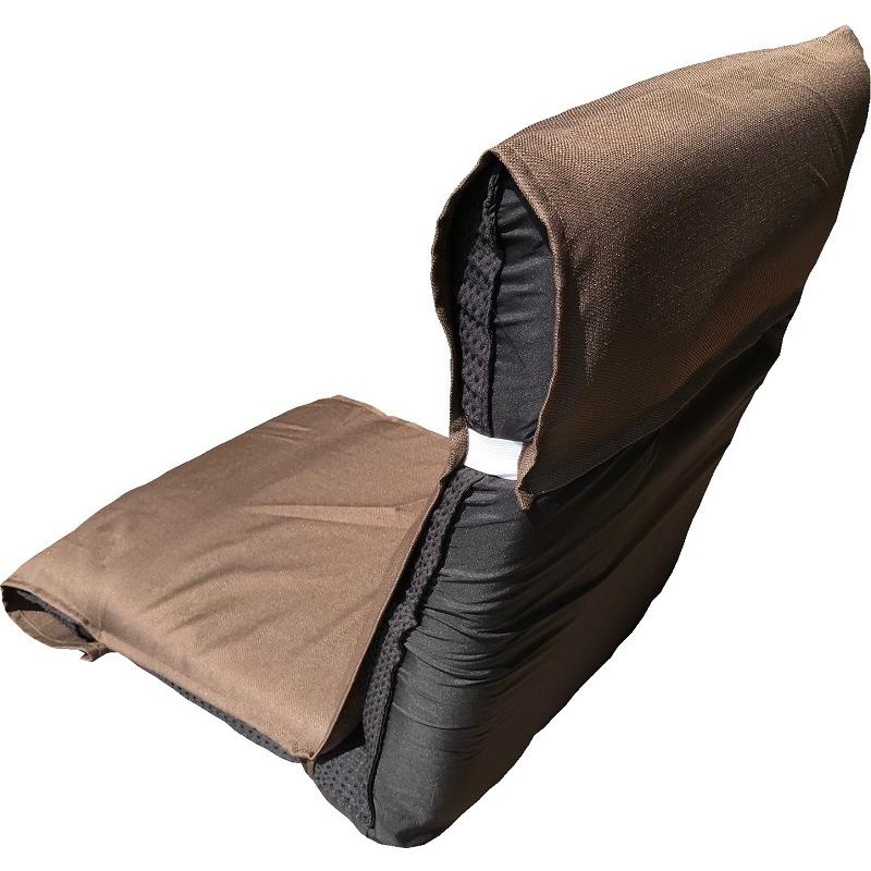 ２枚セット 座椅子カバー プレイン 約４８×１２５ｃｍ ブラウン おしゃれ かわいい 【 メール便対応限定 】 |  | 01