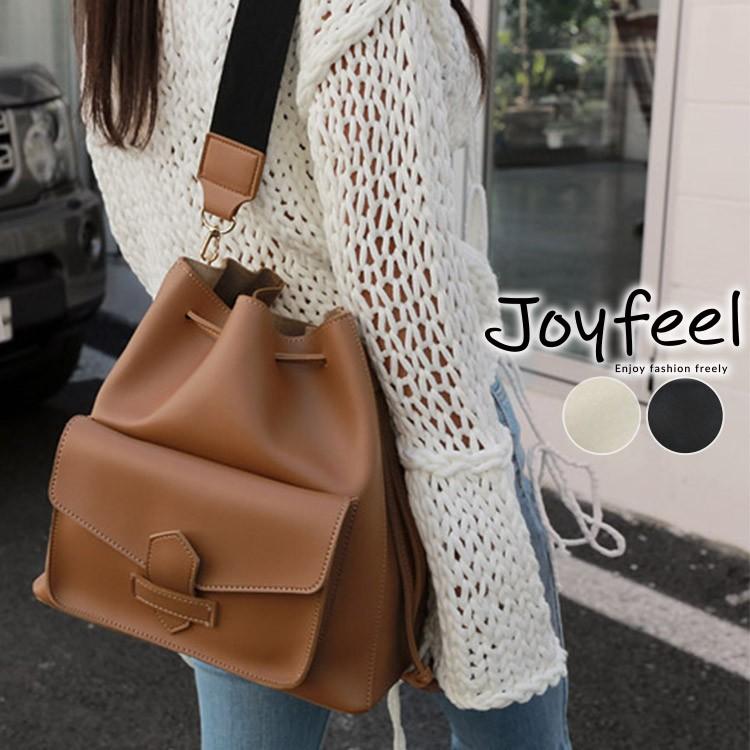 巾着 ショルダーバッグ レディース 斜め掛け バケツバッグ レザー ワンショルダー 秋 韓国 メール便送料無料 Jo Bg 476 海外ファッション Joyfeel 通販 Yahoo ショッピング