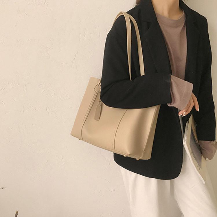 最大 Offクーポン トートバッグ キャンバス バッグ 韓国 ファッション ショルダーバッグ ベージュ Drcarlosfilipe Com Br