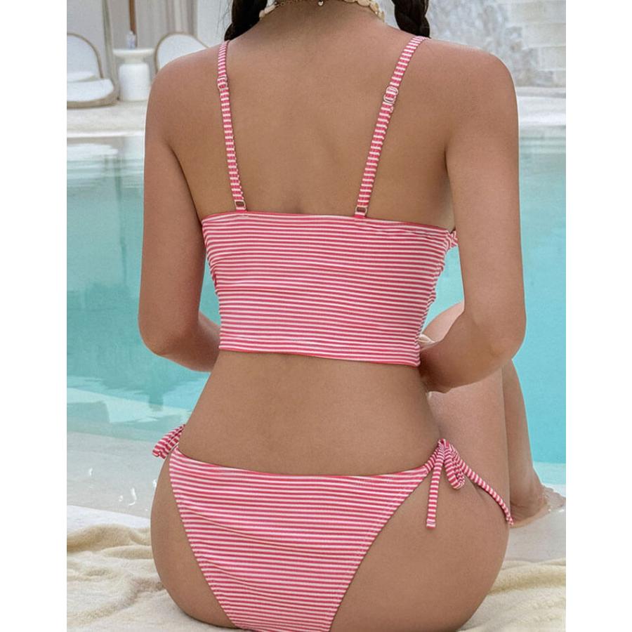 D&G BEACHWEAR ジュース柄 肩紐 リボン タンクトップ ピンク D&G BEACHWEAR ジュース柄 肩紐 リボン タンクトップ ピンクの通販