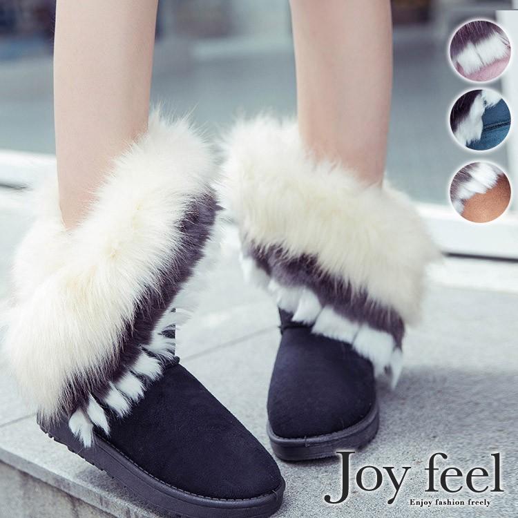 ファー ブーツ レディース フラット ボリューム ムートンブーツ ファーブーツ Jo Ts 437 海外ファッション Joyfeel 通販 Yahoo ショッピング