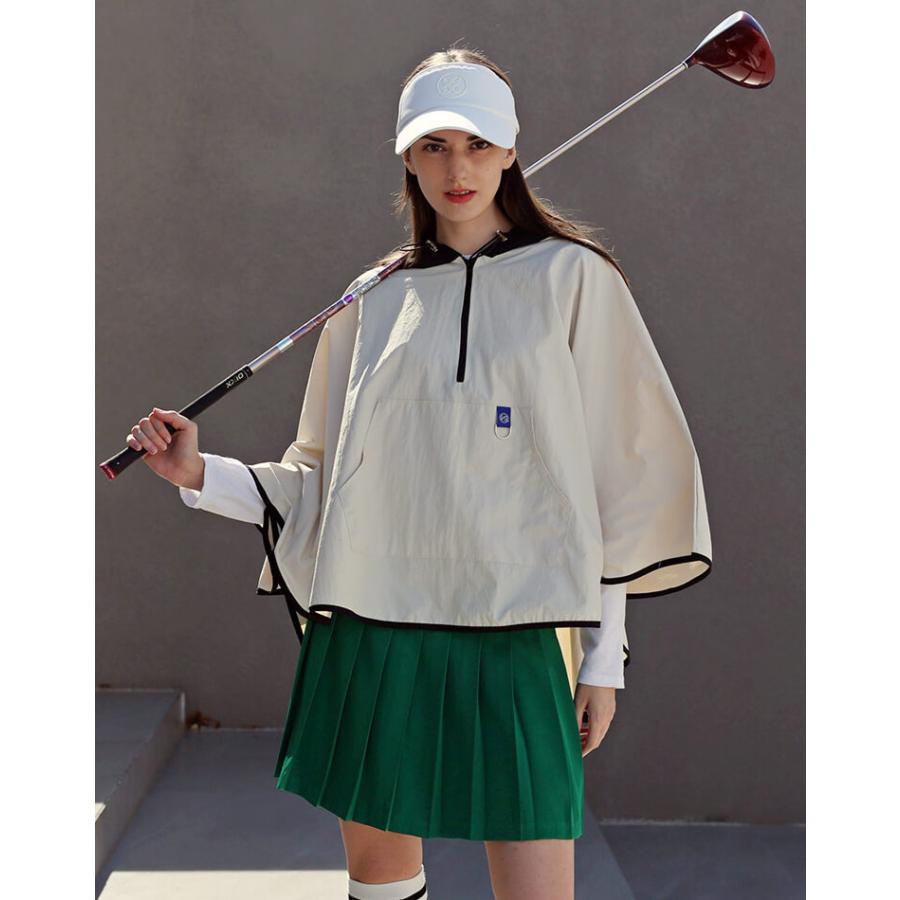 ゴルフウェア レインコート レディース 韓国 ポンチョ アウター マント