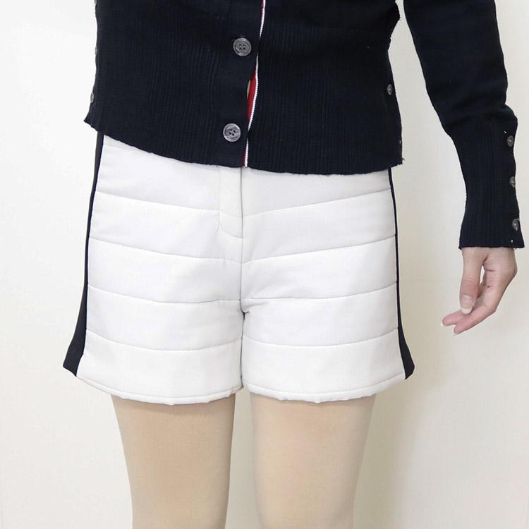 ゴルフウェア レディース 韓国 ショートパンツ 中綿 パディング バイ