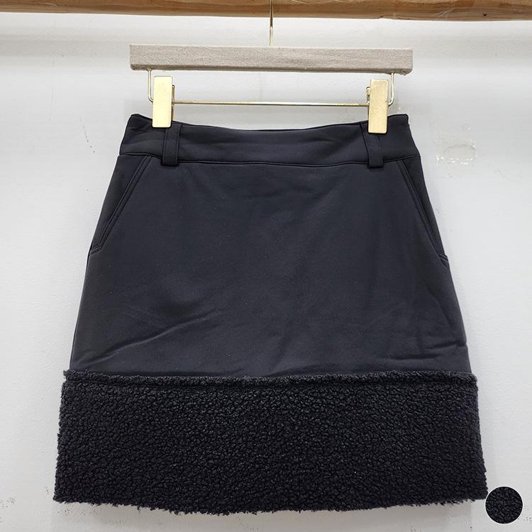 ゴルフウェア スカート レディース 韓国 ボア 裏起毛 かわいい