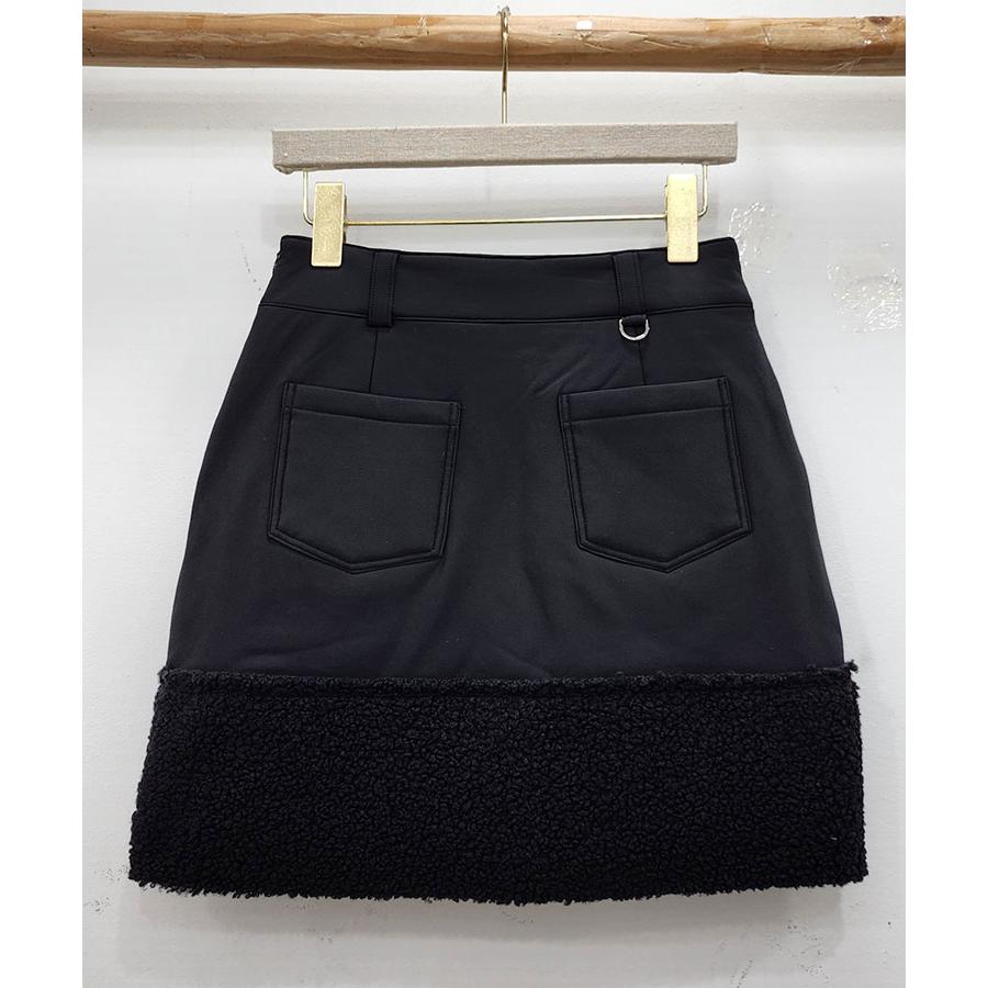 ゴルフウェア スカート レディース 韓国 ボア 裏起毛 かわいい