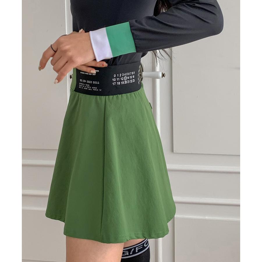 韓国ゴルフスカート Aライン 春夏新作 防走光 韓国ゴルフスカート Aライン 春夏新作 防走光