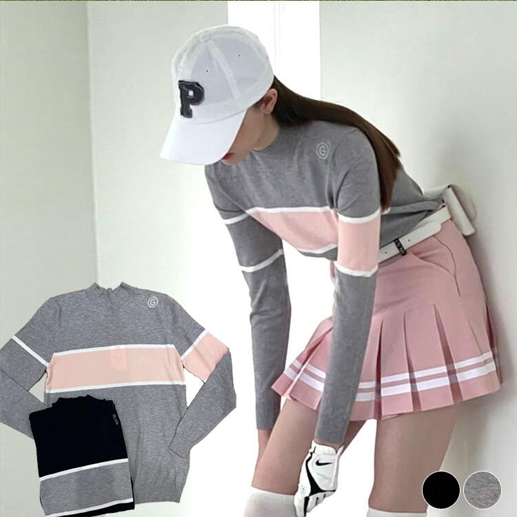 ゴルフウェア レディース 韓国 ニット トップス ゴルフウエア ゴルフウェア レディース 韓国 ニット トップス ゴルフウエア