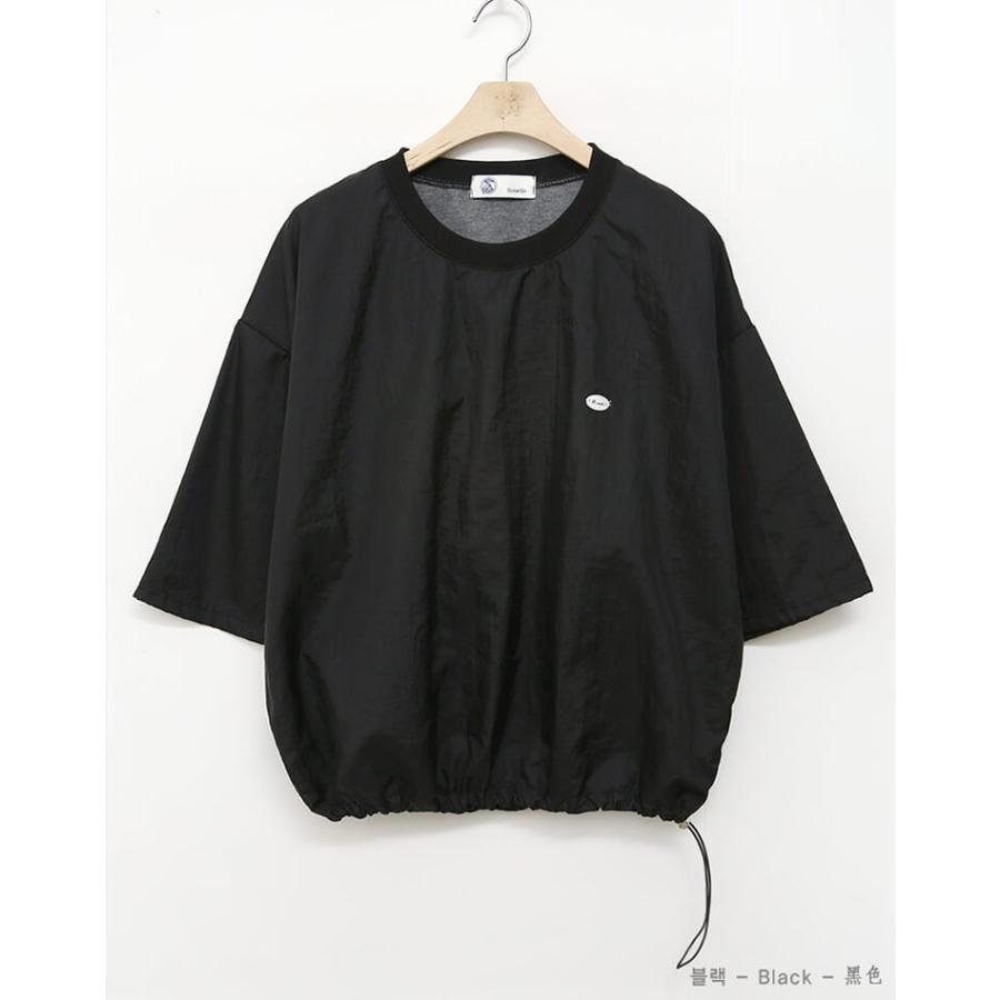 ゴルフウェア Tシャツ レディース 韓国 半袖 5分袖 トップス
