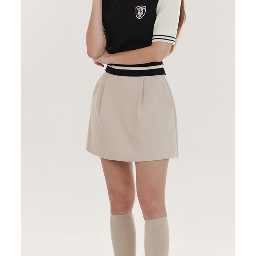 ゴルフウェア スカート レディース 韓国 ショート丈 バルーン ポケット