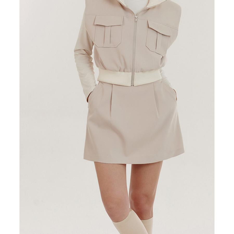 ゴルフウェア スカート レディース 韓国 ショート丈 バルーン ポケット