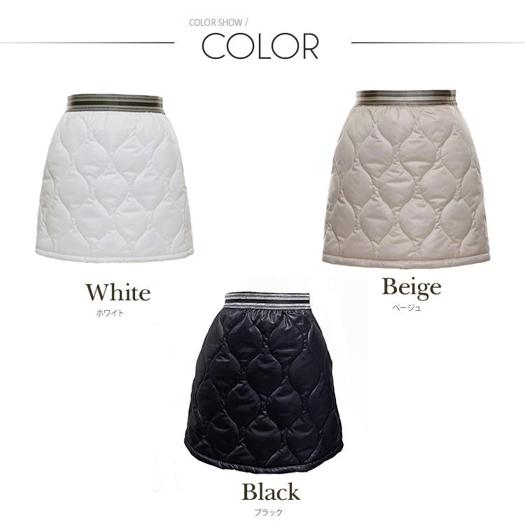 ゴルフウェア スカート レディース ゴルフ 韓国 ダウン タイト 暖かい