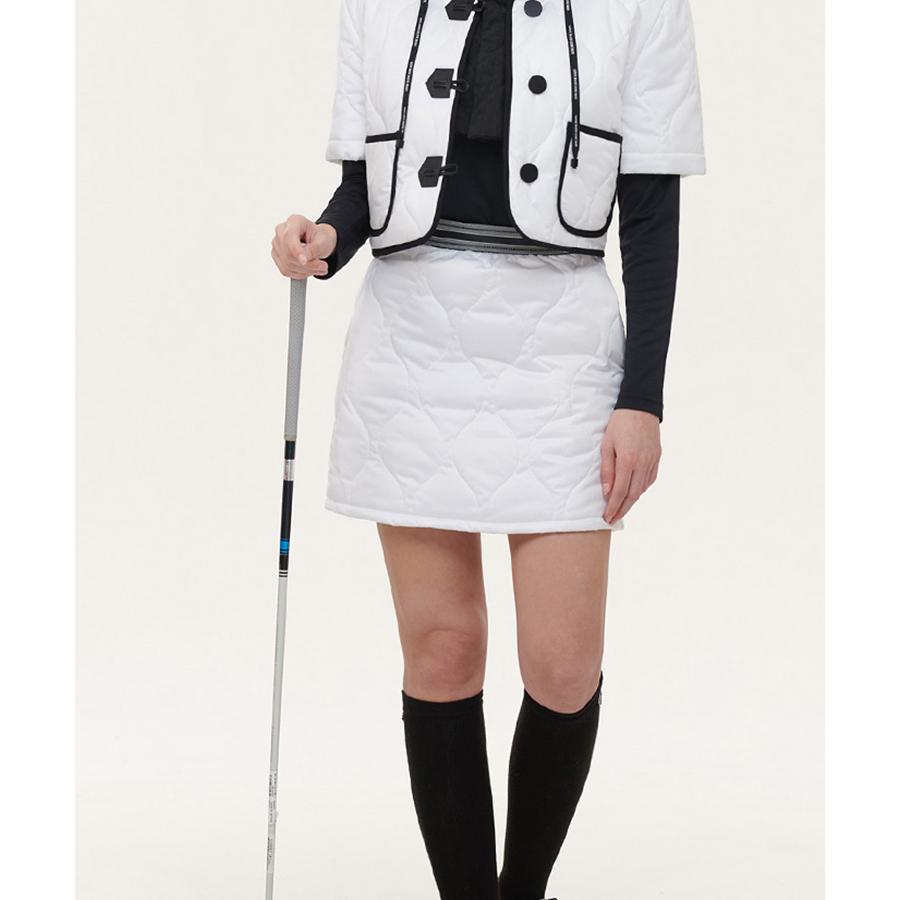 ゴルフウェア スカート レディース ゴルフ 韓国 ダウン タイト 暖かい