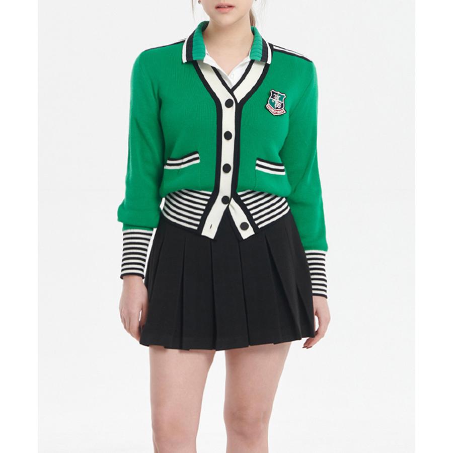 ゴルフウェア トップス レディース 韓国 ニット カーディガン