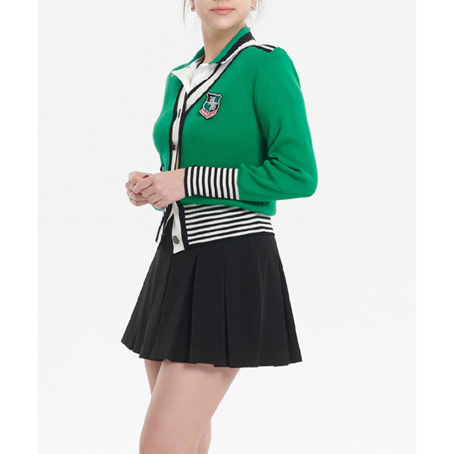 ゴルフウェア トップス レディース 韓国 ニット カーディガン 長袖