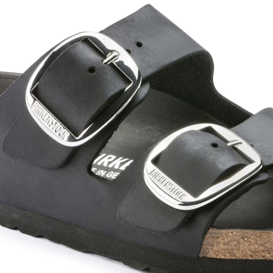 ビルケンシュトック アリゾナ ビック バックル オイルドレザー ブラック スリム幅 国内正規品 BIRKENSTOCK ARIZONA BIG BUCKLE BLACK NARROW幅 1011075の画像