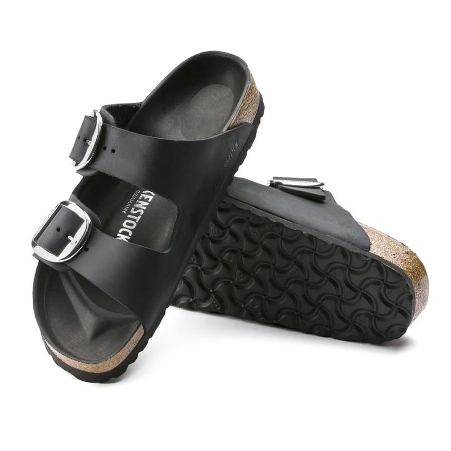 ビルケンシュトック アリゾナ ビック バックル オイルドレザー ブラック スリム幅 国内正規品 BIRKENSTOCK ARIZONA BIG BUCKLE BLACK NARROW幅 1011075の画像