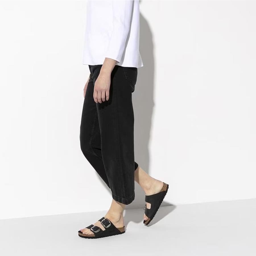 ビルケンシュトック アリゾナ ビック バックル オイルドレザー ブラック スリム幅 国内正規品 BIRKENSTOCK ARIZONA BIG BUCKLE BLACK NARROW幅 1011075の画像