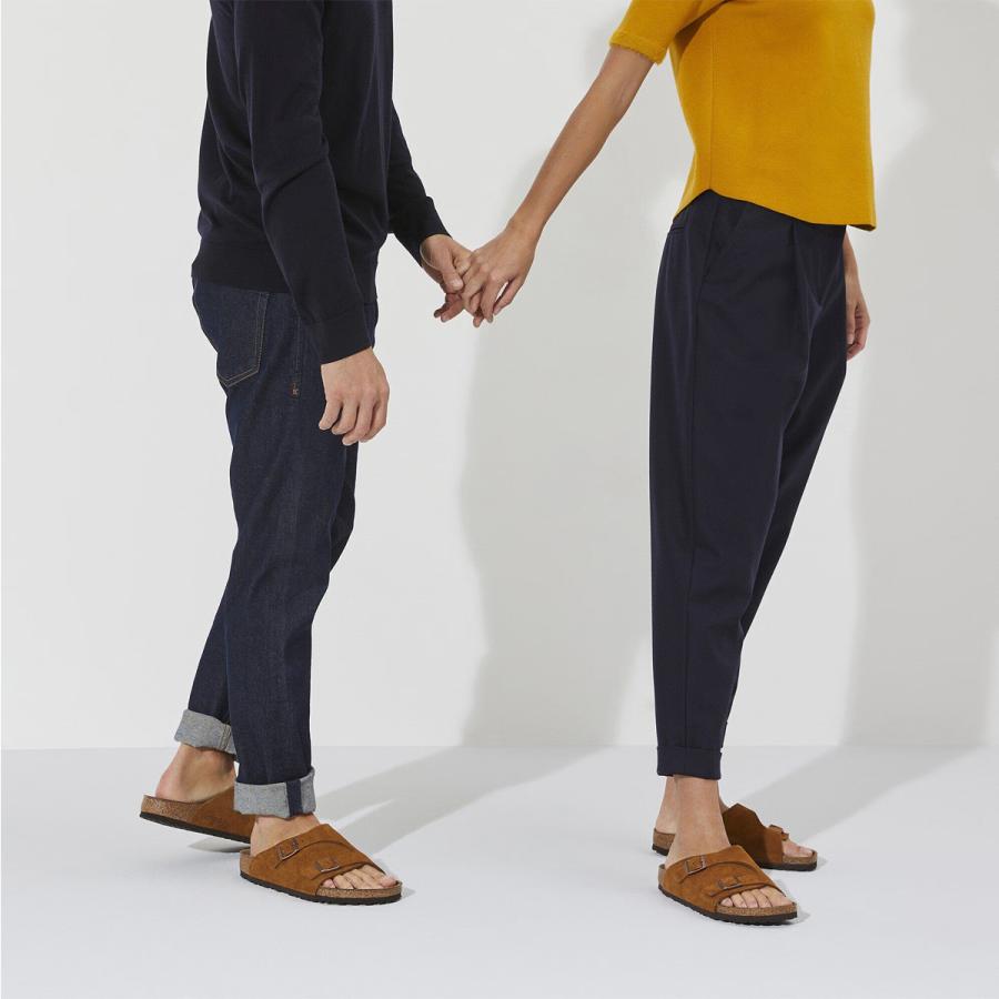 ビルケンシュトック チューリッヒ スエード レザー ミンク スリム幅 レディース BIRKENSTOCK ZURICH MINK NARROW幅 1023891の画像