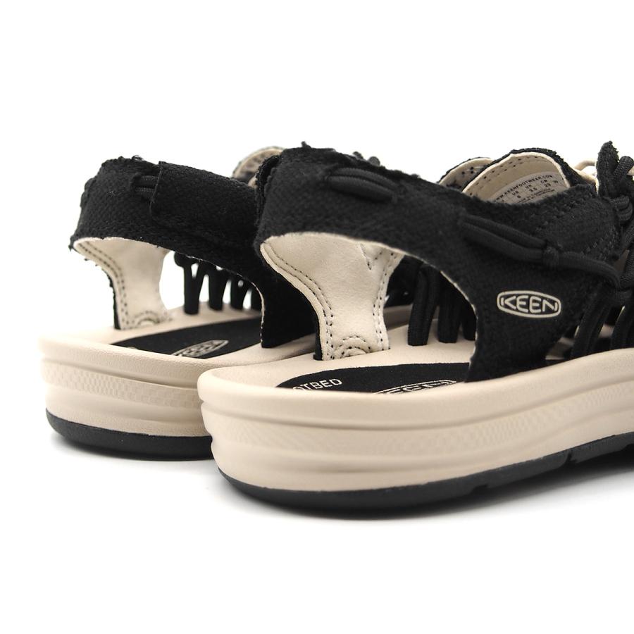 KEEN（キーン） ウィメンズ ユニーク キャンバス ブラック/バーチ