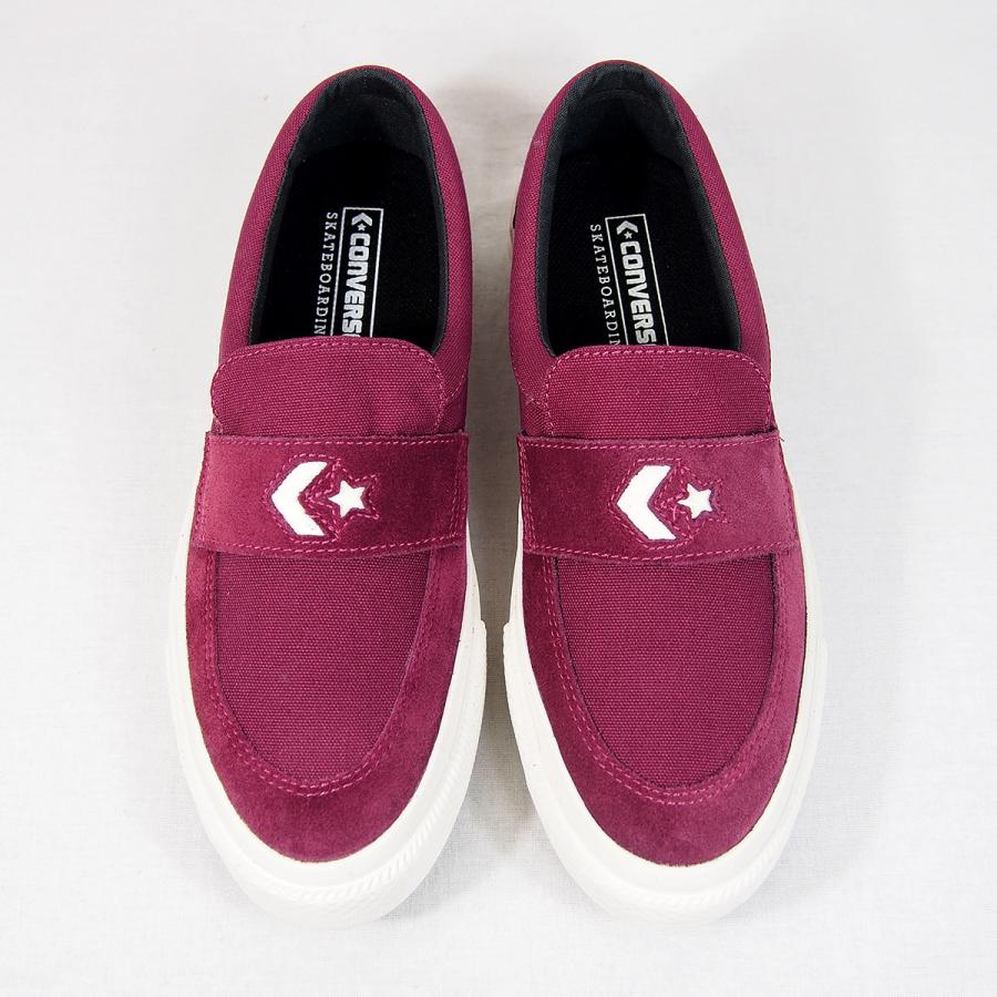 Converse バーガンディ ローファー CONVERSE コンバース スニーカー CS ローファー SK LOAFER