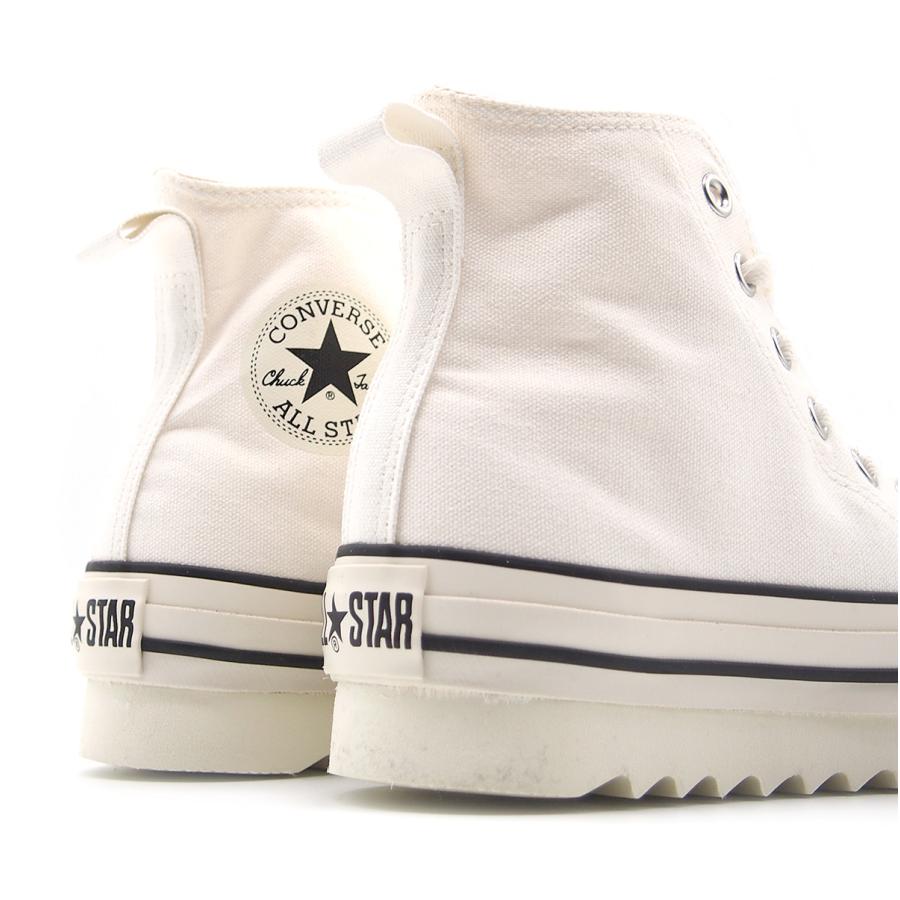 コンバース オールスター シャークソール ハイ ホワイト レディース メンズ CONVERSE ALL STAR SHARKSOLE HI 1sd877(31311032) NiziU 着用｜joyfoot｜06