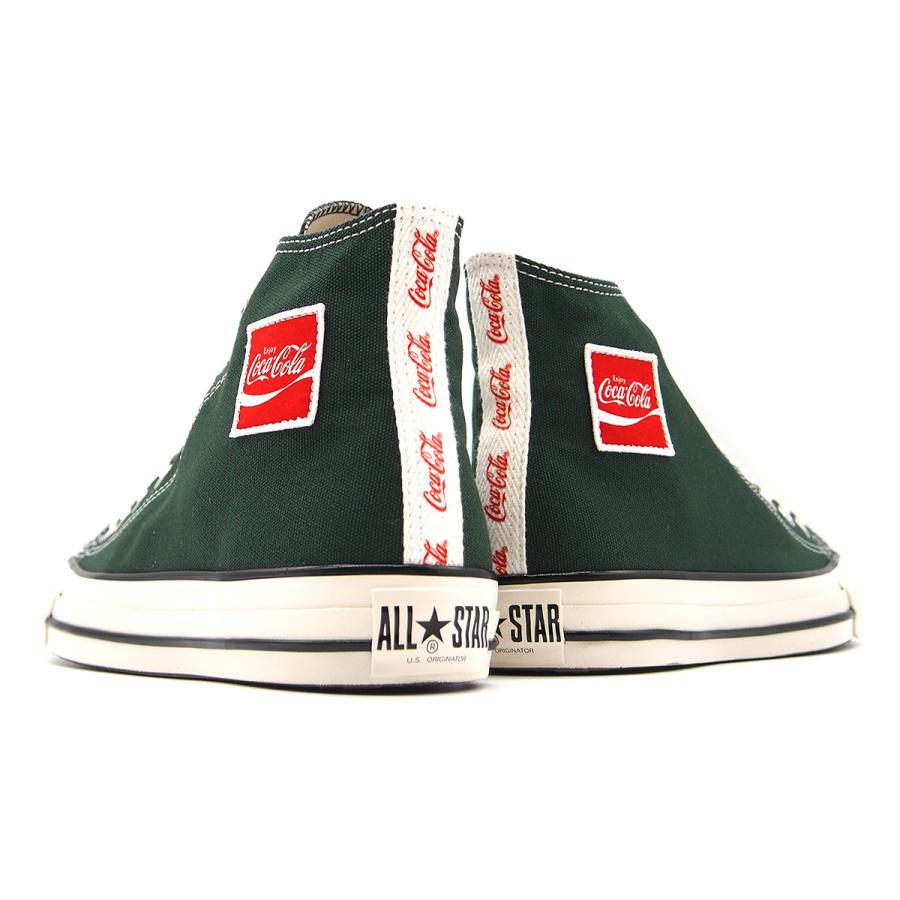 コンバース オールスター US コカ コーラ UF ハイ ダークグリーン メンズ CONVERSE ALL STAR US Coca-Cola UF HI 1se028(31312070)｜joyfoot｜04