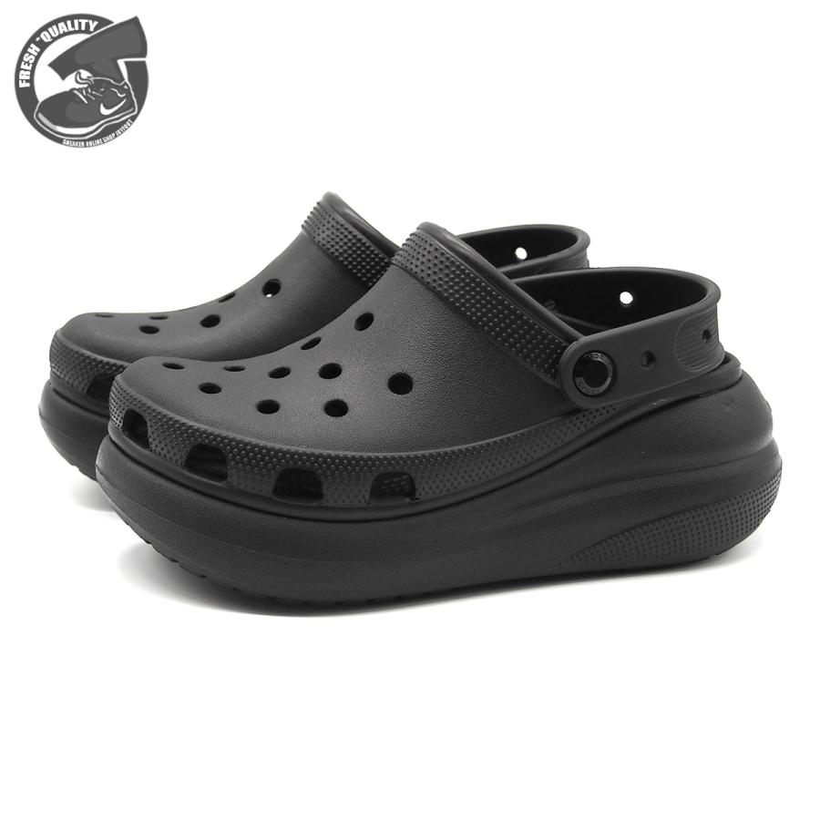 サンダル メンズ 27 黒 crocs クロックス 厚底 クロッグ クラッシュ crocs（クロックス） クラッシュ クロッグ ブラック レディース メンズ