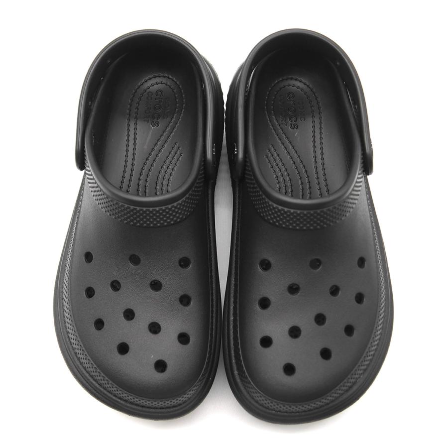 crocs（クロックス） ストンプ クロッグ ブラック レディース メンズ 厚底サンダル CROCS STOMP CLOG BLACK ...