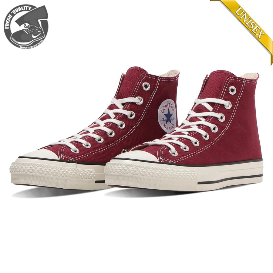 送料無料 スニーカー ハイカット メンズ レディース AW 秋冬 新作 秋新作 冬新作 人気 流行 定番 2026 コンバース CONVERSE J 31316710 キャンバス オールスター ハイ メイドインジャパン キャンバススニーカー バーガンディー 日本製 靴 CONVERSE（コンバース） オールスター J ハイ レディース メンズ
