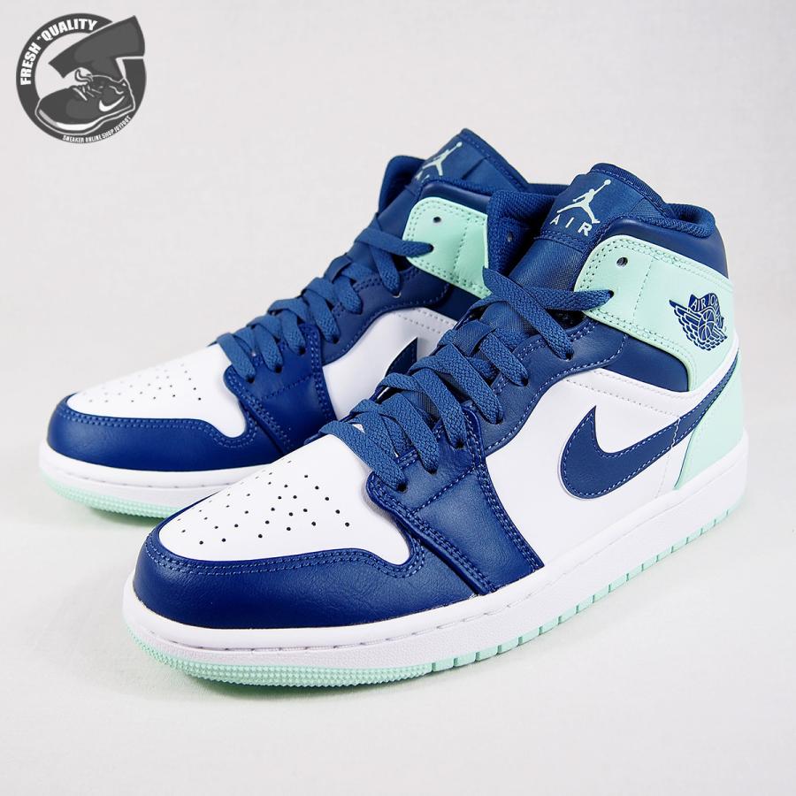 ナイキ エアジョーダン 1 ミッド ミスティック ネイビー ミント メンズ スニーカー Nike Air Jordan 1 Mid 413 413 Joyfoot Sneaker Online Shop 通販 Yahoo ショッピング