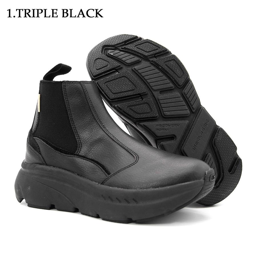 アキクラシック チェルシーブーツ トリプルブラック サンド レディース ブーツ スニーカー AKIII CLASSIC CHELSEA